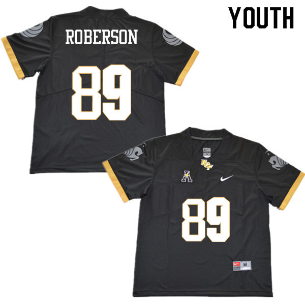 Youth #89 Anthony Roberson UCF Knights College Football Jerseys Sale-Black - Click Image to Close